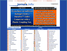 Tablet Screenshot of jornais.info